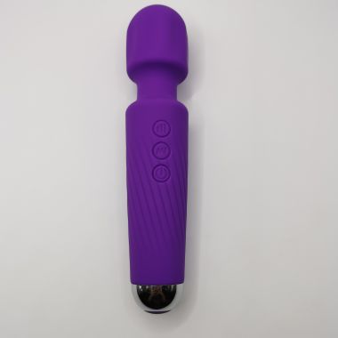 （女用器具）悦欣潮斜纹震动棒 紫色